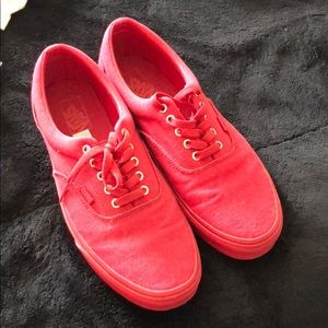 All red vans- only worn once